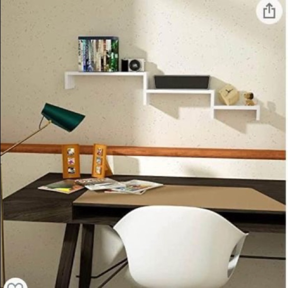 3 White Floating Shelves NEW in packaging
